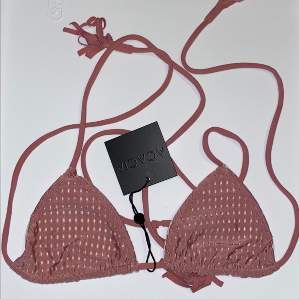 Acacia swim humuhumu orchid mesh top small